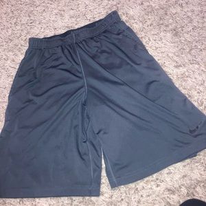 Nike mens dri fit medium grey shorts